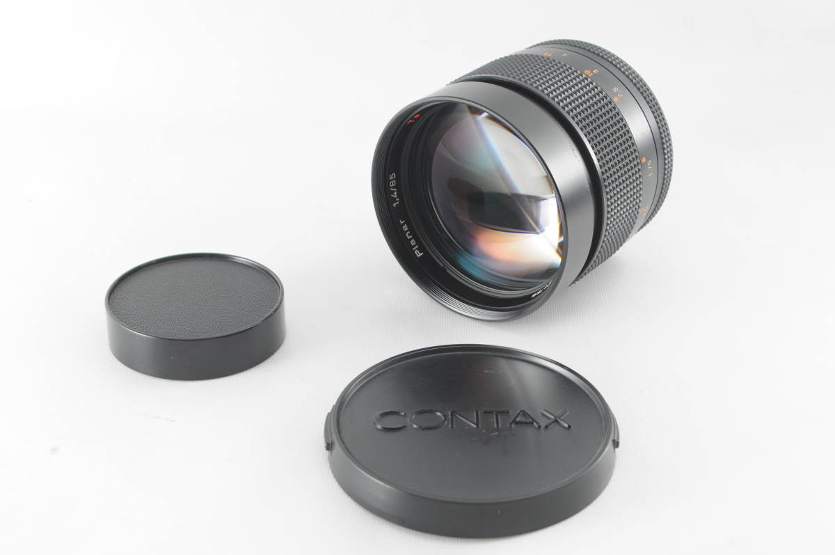 ■超美品■ CONTAX コンタックス Carl Zeiss Planar 85mm F1.4 T* AEG 超美品の極めて美しい外観！ カビ・クモリ・キズなし！ 完動品！_画像10