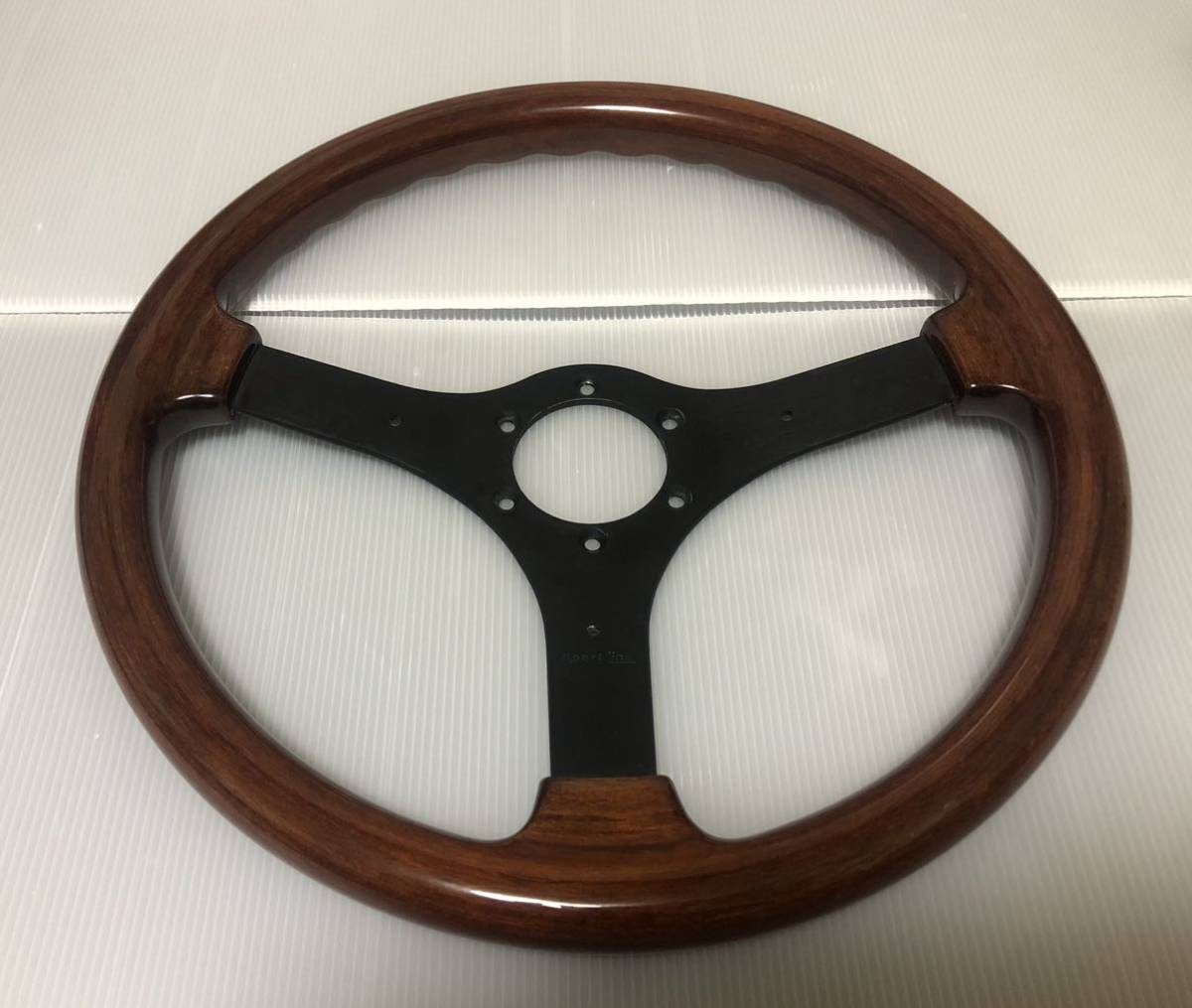 * that time thing * beautiful Carozzeria Michelotti/mike Lotte . wooden steering wheel steering wheel diameter approximately 34.5cm Italy made!