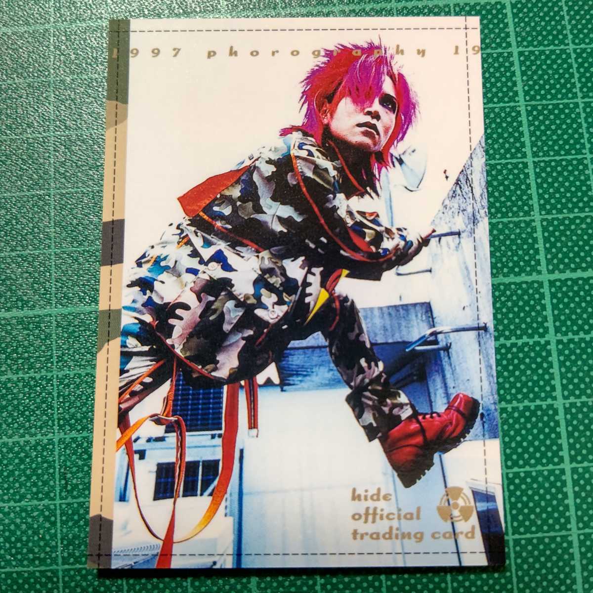 hide trading card No.055 55 / inspection PSYENCE HIDE YOUR FACE hide with spread beaver Zilch XJAPAN T-shirt poster YOSHIKI Toshl