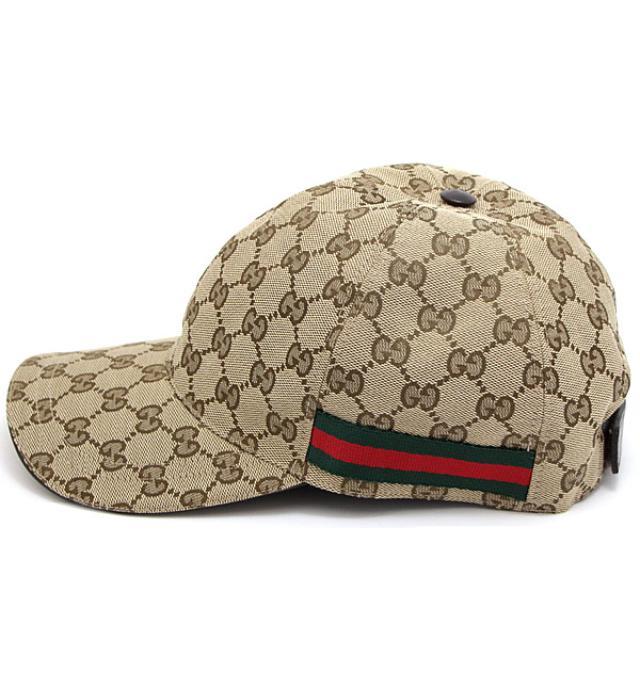 グッチ GUCCI GG柄 ベースボールキャップ シェリーライン ブラウン系