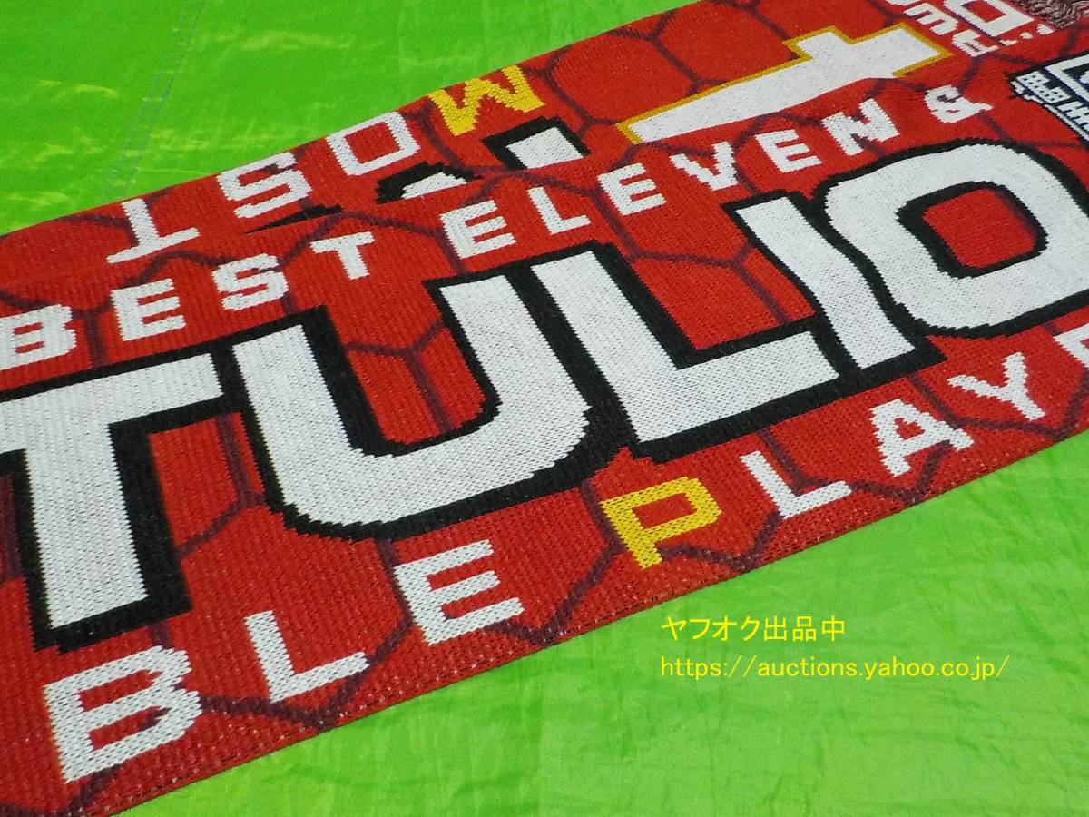 開封済み未使用【即決・送料無料】浦和レッズ 2006 闘莉王 JリーグMVP記念ニットマフラー ベストイレブン TULIO トゥーリオ 優勝 06 118-3