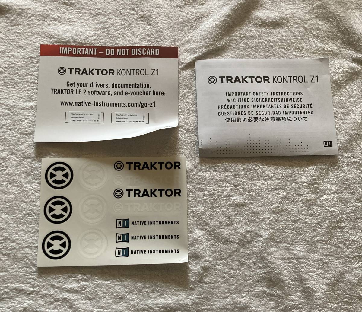 TRAKTOR KONTROL　Z1 ミキシングコントローラー　DJ機材　音楽機材　通電確認　元箱付き_画像5