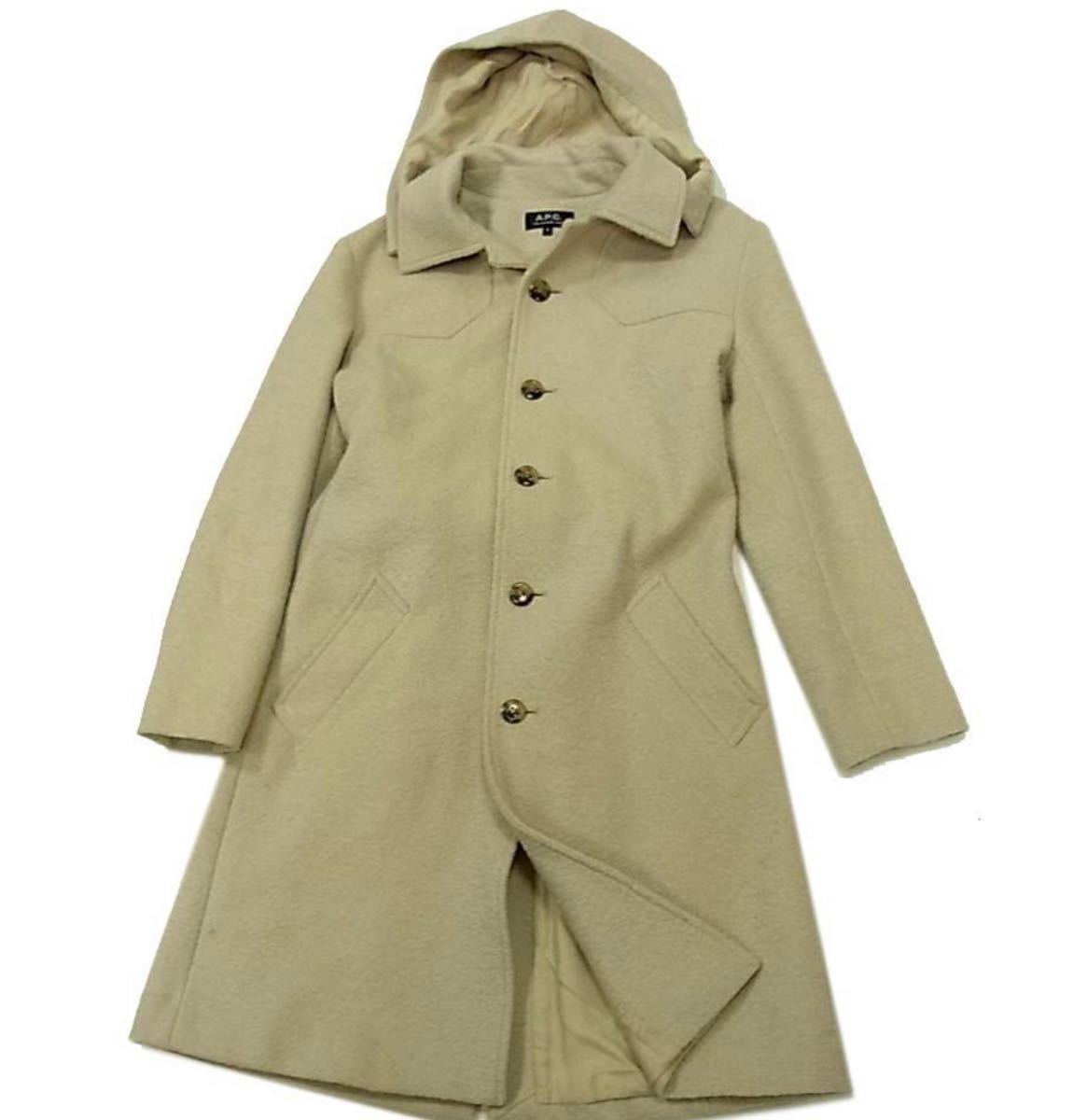 定価10万円程□A.P.C. アーペーセー ロングコート レディース