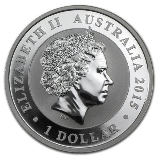 本物 希少 2015年 カワセミ 新品 未使用 大型 オーストラリア 銀貨 1