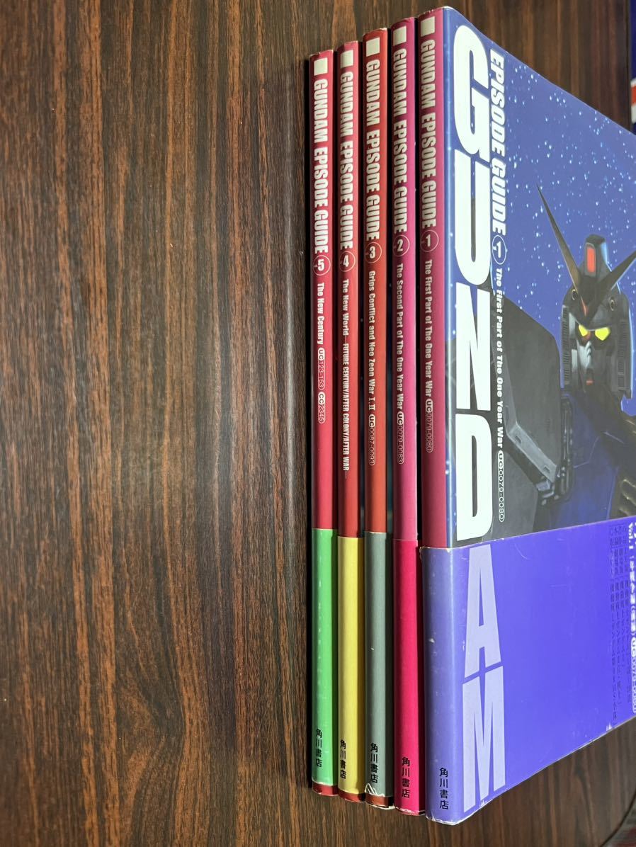 『機動戦士ガンダム　エピソードガイド　全5巻』角川書店