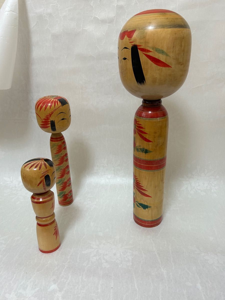 昭和レトロ　こけし3体セット　郷土玩具 民芸品 伝統工芸