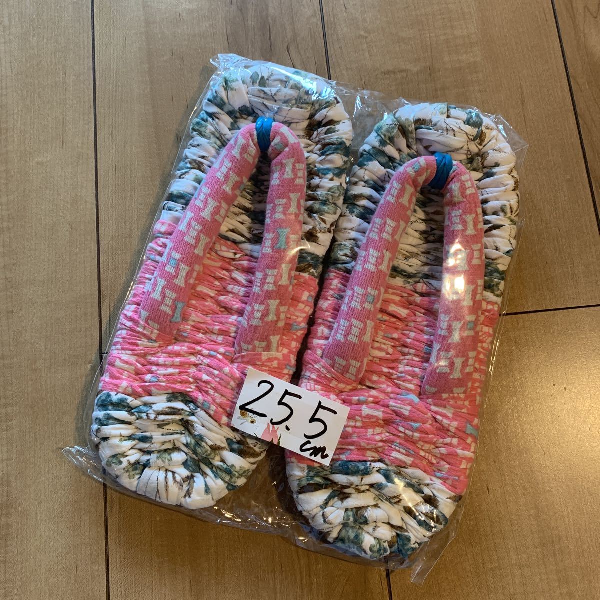 送料無料&匿名配送!布ぞうり☆布草履 室内用スリッパ Mサイズ 25.5