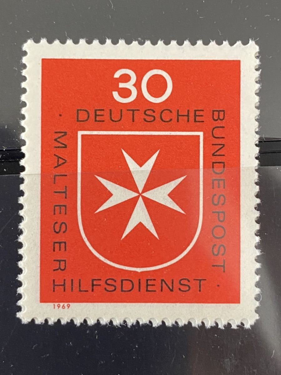ドイツ切手★ マルタ十字 1969年a4_画像1