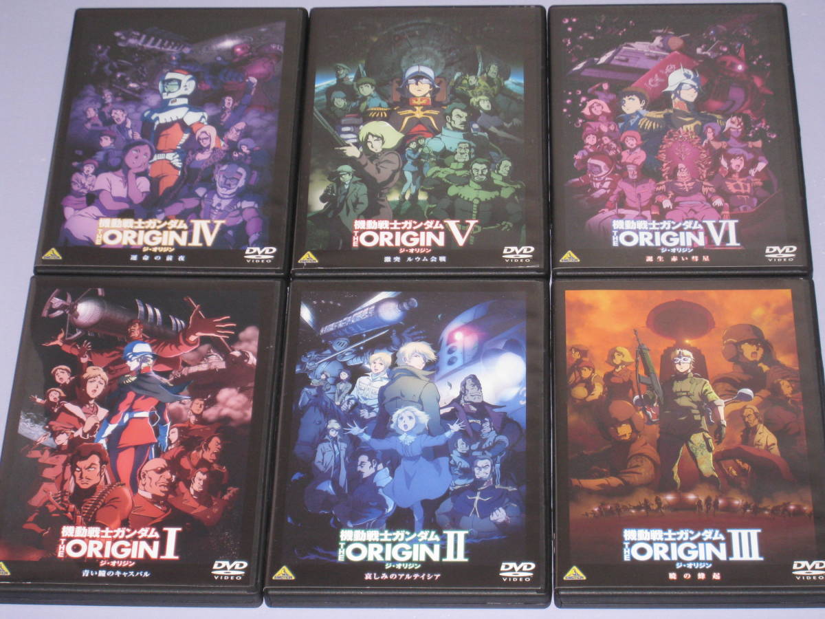 ★☆ 機動戦士ガンダム ジ・オリジン 全6巻 セット レンタルアップ DVD GUNDAM THE ORIGIN ☆★_画像2