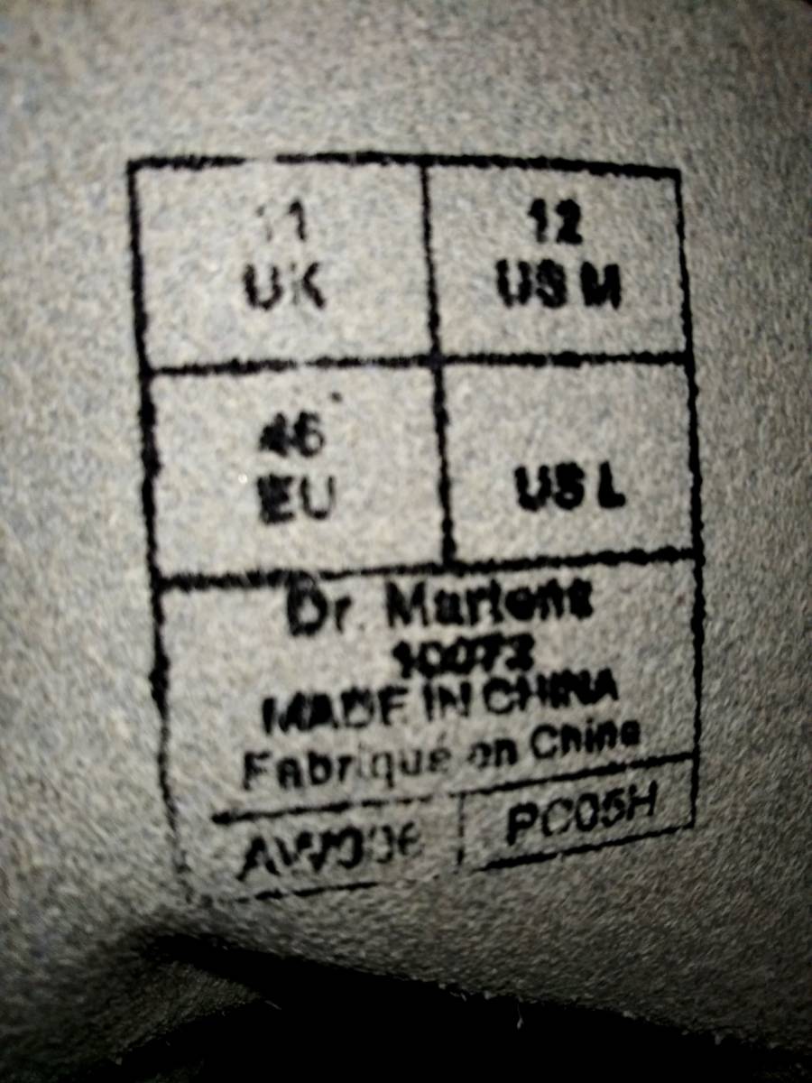 【Dr.MARTENS】ドクターマーチン 1460 8ホールブーツ UK11 (30cm ) 8EYE BOOT スムースレザー ホワイト 国内正規品 希少サイズ_画像8