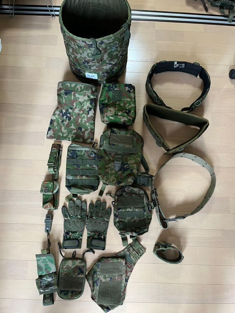 最終値下げ 陸上自衛隊 装備セット サバゲー ポーチ タクティカル
