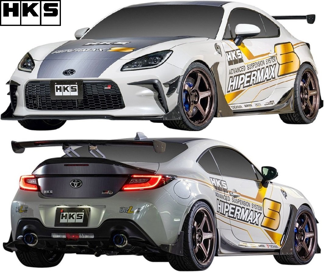 【M’s】 トヨタ GR86 ZN8 スバル BRZ ZD8 (2021y-) HKS ボディキット TYPE-S ダックテールスポイラー カーボン エアロ パーツ 53004-AT025_画像5