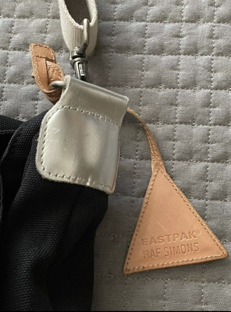 RAF SIMONS × EASTPAK Raf Simons East pack canvas leather unusual material shoulder bag 2009 ARCHIVE archive super-rare 