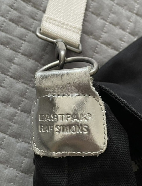 RAF SIMONS × EASTPAK Raf Simons East pack canvas leather unusual material shoulder bag 2009 ARCHIVE archive super-rare 