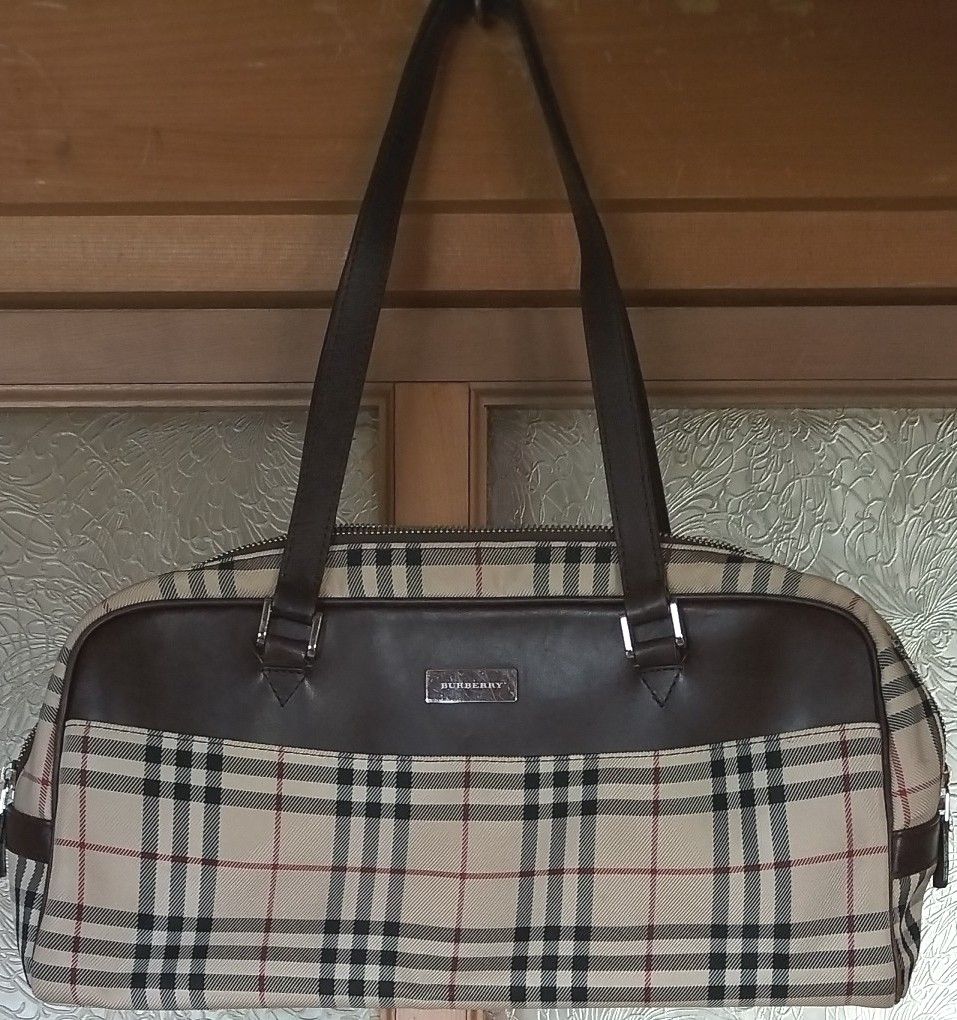 超希少 BURBERRYバーバリー ハンドバッグ トートバッグノバチェック-