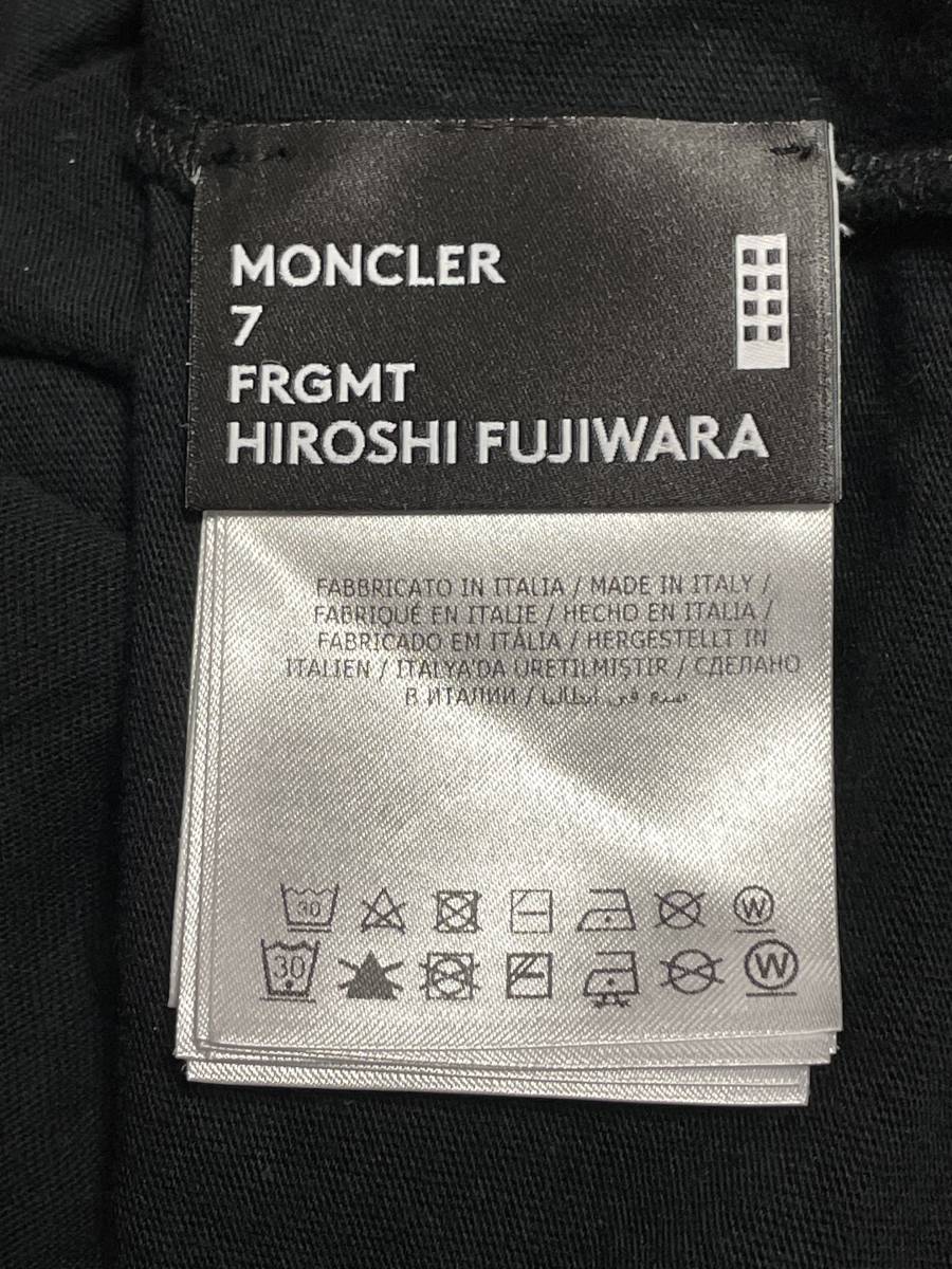 未使用品 Lサイズ MONCLER 7 FRGMT HIROSHI FUJIWARA LS T-SHIRT H20918D00009 8390T モンクレール 藤原ヒロシ フラグメント Tシャツの画像5