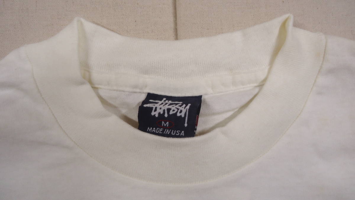 Stussy 旧モデル 1999S S/S Tee 白 M ステューシー 半袖Tシャツ NY LA LONDON TOKYO レターパックライト おてがる配送ゆうパック 匿名配送の画像5