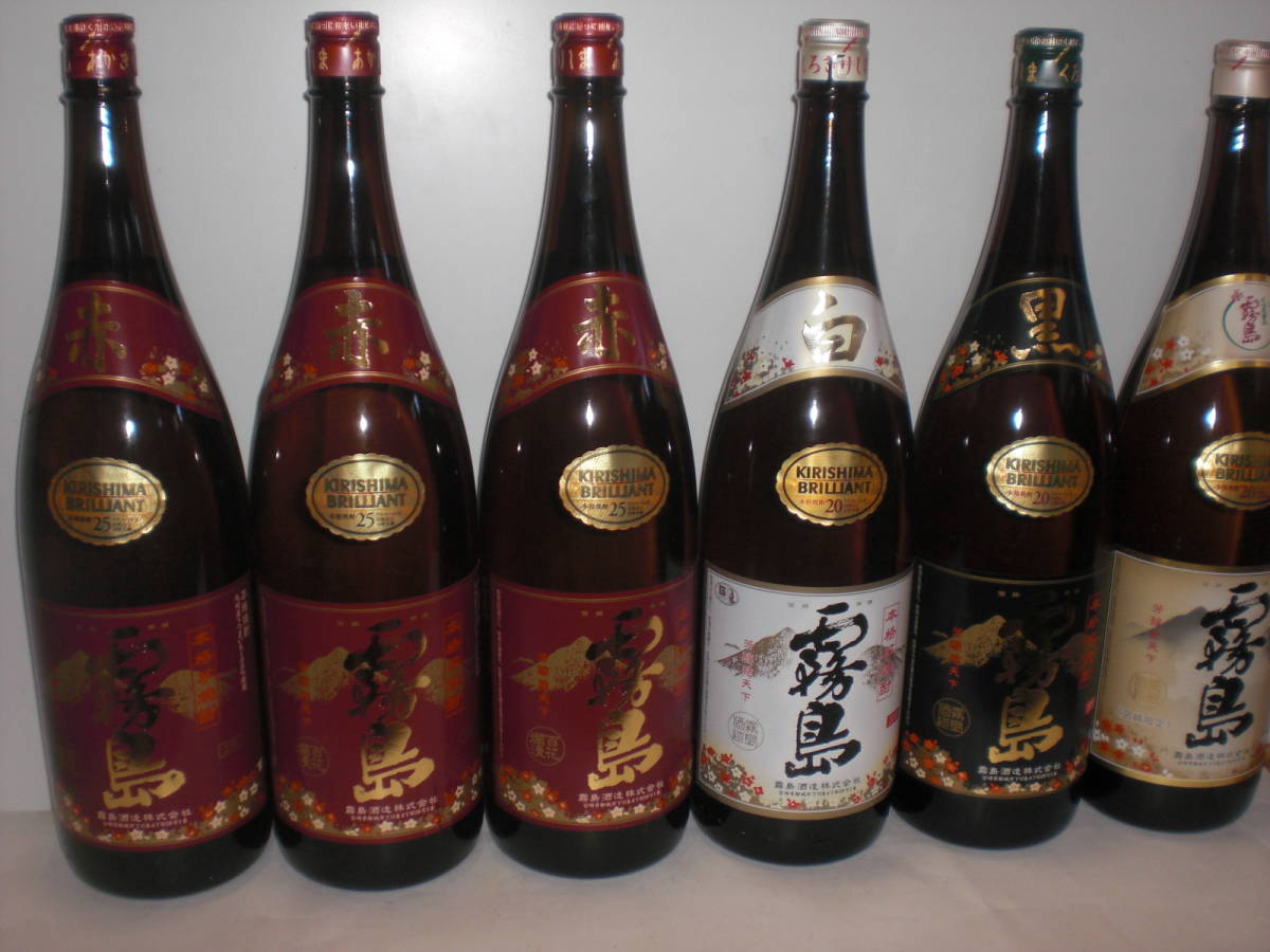 セール特典あり 霧島酒造/赤霧島、白霧島、黒霧島、霧島、4銘柄6本