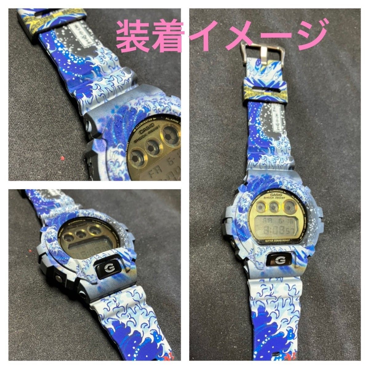 G-SHOCK DW-6900 富嶽三十六景 ベルト　ジーショック G-SHOCK/ベゼル＆ベルトセット/DW6900系/富嶽三十六景/新品/交換