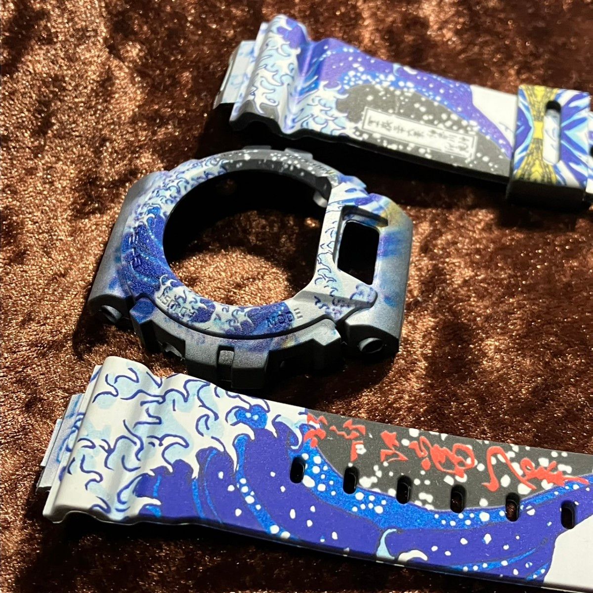 G-SHOCK/ベゼル＆ベルトセット/DW6900系/富嶽三十六景/新品/交換