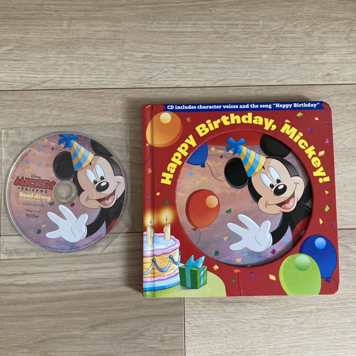 Disney press Happy birthday,Mickey!　CDつき 英語 絵本 ミッキー ディズニープレス_画像1