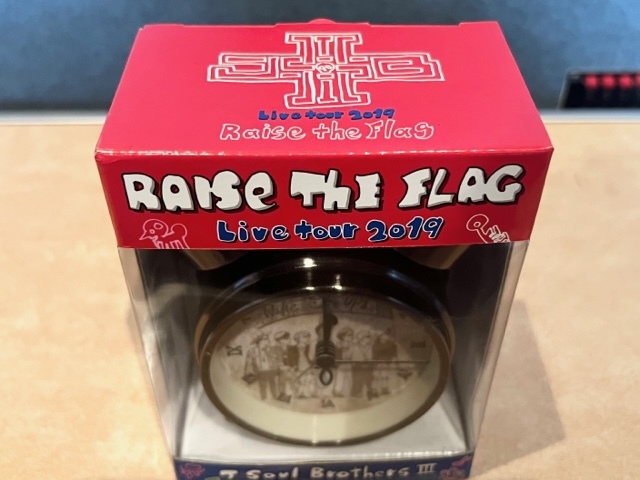 【未開封】三代目J Soul Brothers　Live tour 2019　目覚まし時計　ツアーグッズ　RAISE THE FLAG_画像5