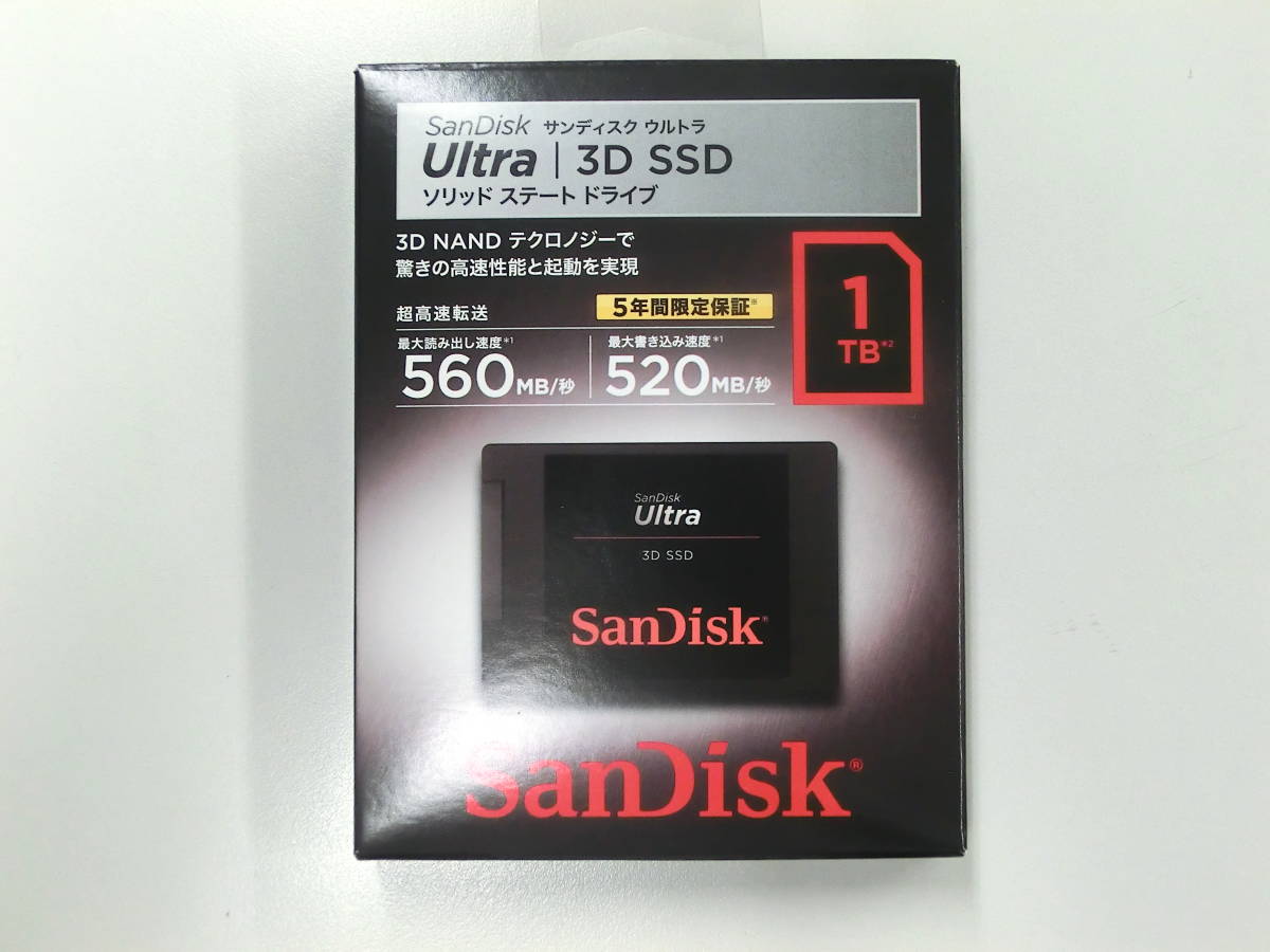 1TB SSD かんたん移行キット】SanDisk Ultra SDSSDH3-1T00-J26-
