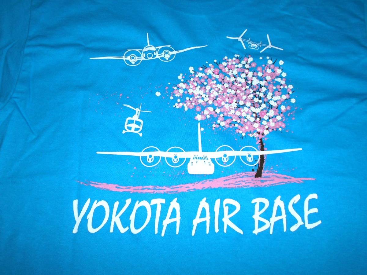 未使用☆アメリカ空軍USAF/YOKOTA BASE SAKURA FESTIVAL(桜祭り)記念Ｔシャツ/Size Lの画像4