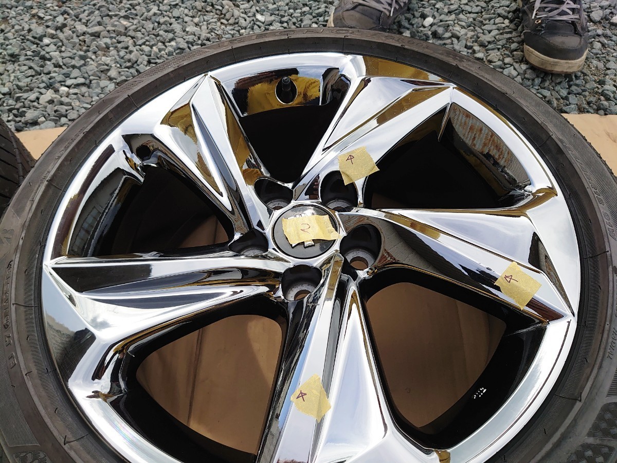 クラウン 220系 純正アルミホイール RS バリ山 225/45R18