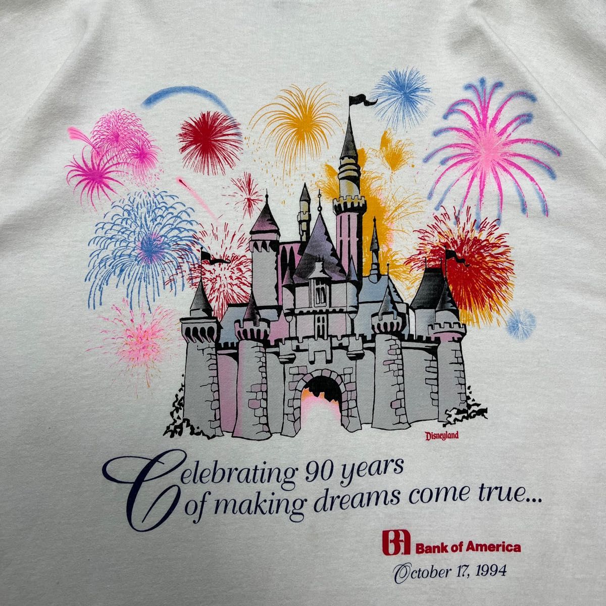 【USA製】90s Disney ディズニー シンデレラ城 Tシャツ メンズXL