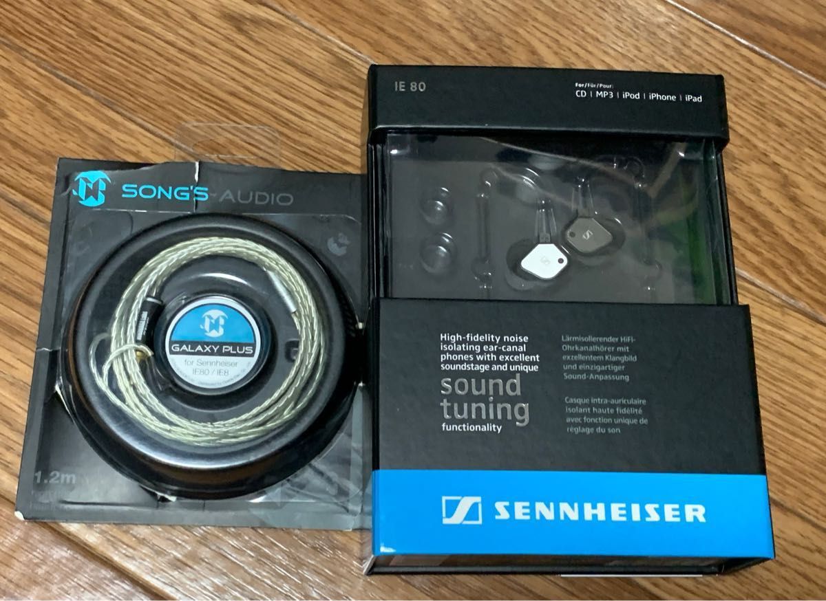 本物 SENNHEISER ie80 ＋ Song's Audio Galaxy Plus Sennheiser 3.5 セット