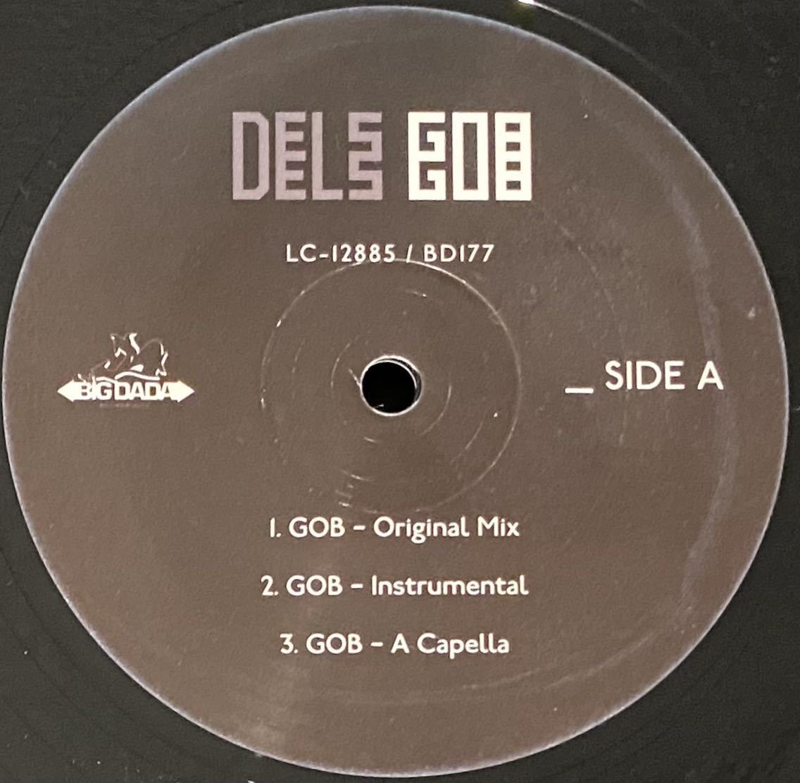 即決！Dels - Gob / Jack Davey / David Andrew Sitek / Untold / Big Dada Recordings - BD177 / Hip Hop, Abstract, Bass Music_画像3