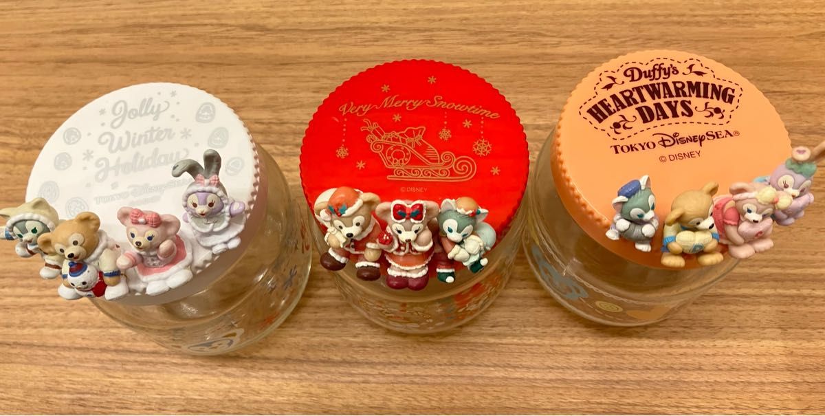 ダッフィー&フレンズ 紅茶 空き瓶 3点セット ディズニーシー ダッフィー&フレンズ 紅茶 空き瓶 3点セット ディズニーシー