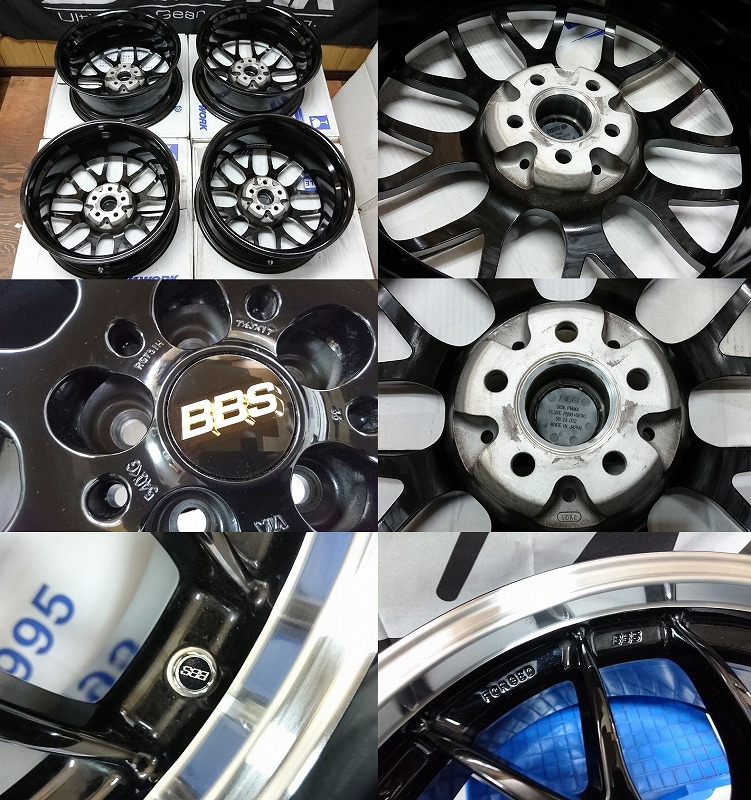 ☆豪華☆美品BBS RG-R RG751H鍛造1件4件套☆86，BRZ，奧迪A1，大眾    原文:☆高級☆美品　ＢＢＳ　ＲＧ－Ｒ　ＲＧ７５１Ｈ　鍛造　１ピース　４本セット☆８６、ＢＲＺ，アウディＡ１，ＶＷ