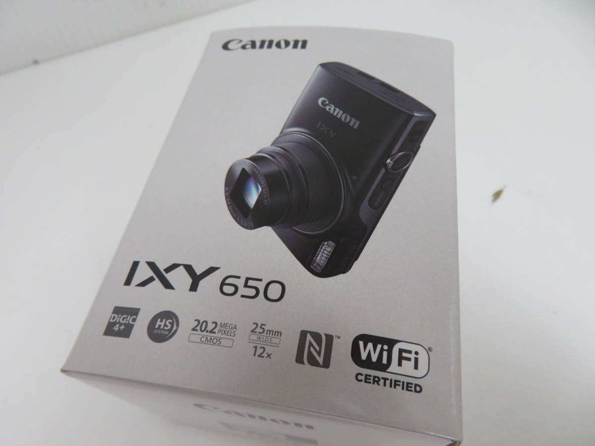 安い高評価 Canon コンパクトデジタルカメラ IXY 650 ブラック kTUi9