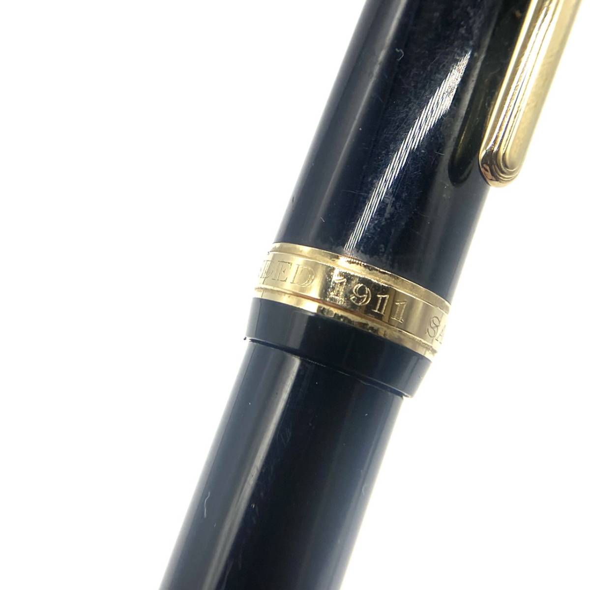 ■ SAILOR セーラー 万年筆 FOUNDED 1911 ペン先 H-MF 14K K14 14金 ブラック ゴールド 筆記未確認 現状品_画像5