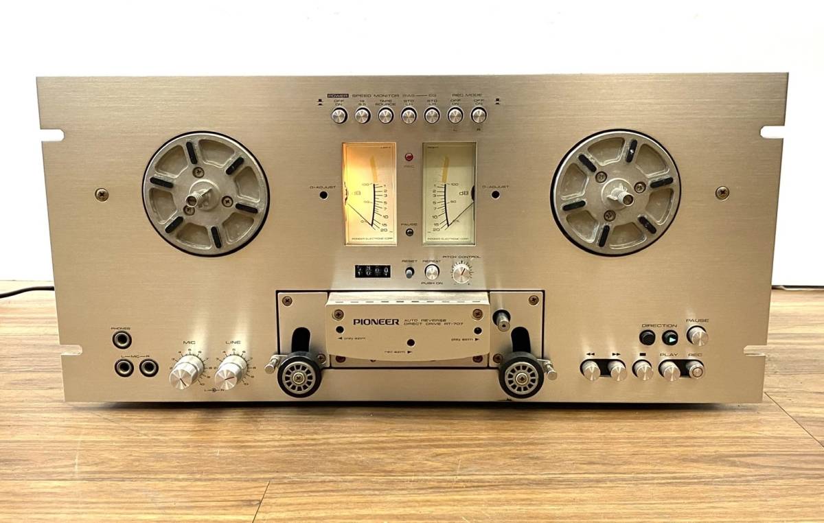 □【通電のみ確認済】 Pioneer パイオニア RT-707 オープンリール