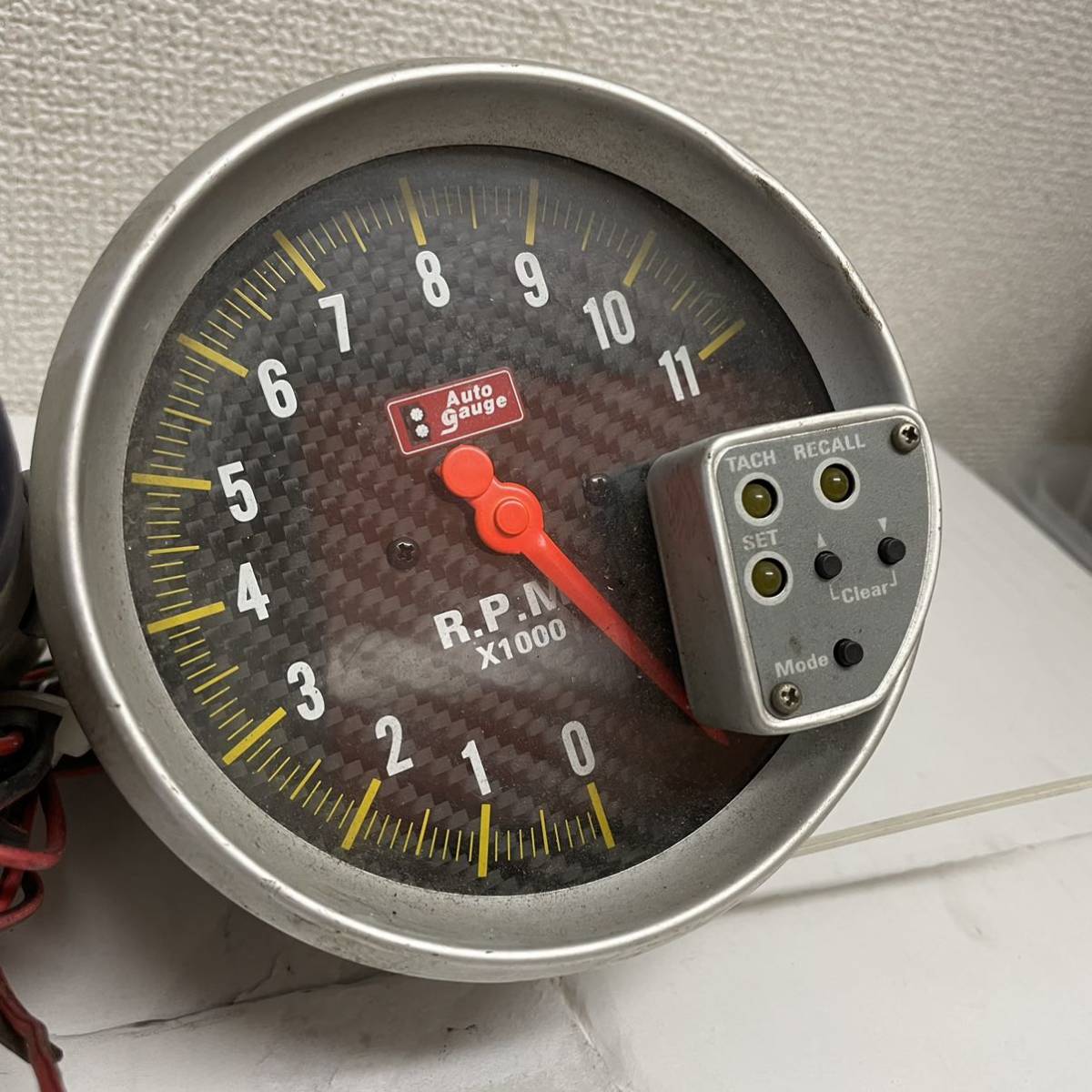  that time thing auto gauge tachometer sif playing cards attaching machine additional meter 3 cylinder 4 cylinder 6 cylinder for 