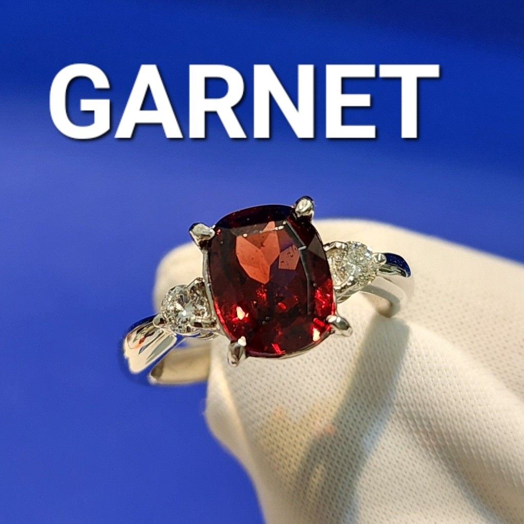 GARNET ガーネット Pt900 指輪 プラチナリング ジュエリー Yahoo