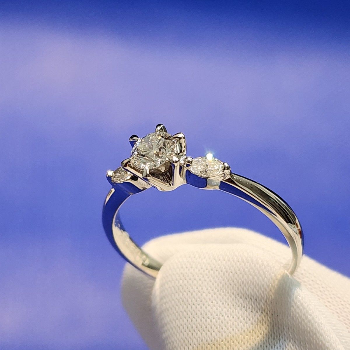 DIAMOND ダイヤモンド 0.27ct pt900 指輪 プラチナリング ジュエリー