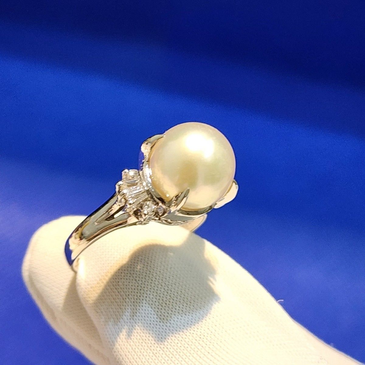 AKOYA PEARL あこや真珠 9.8mm pt900 指輪 プラチナリング ジュエリー