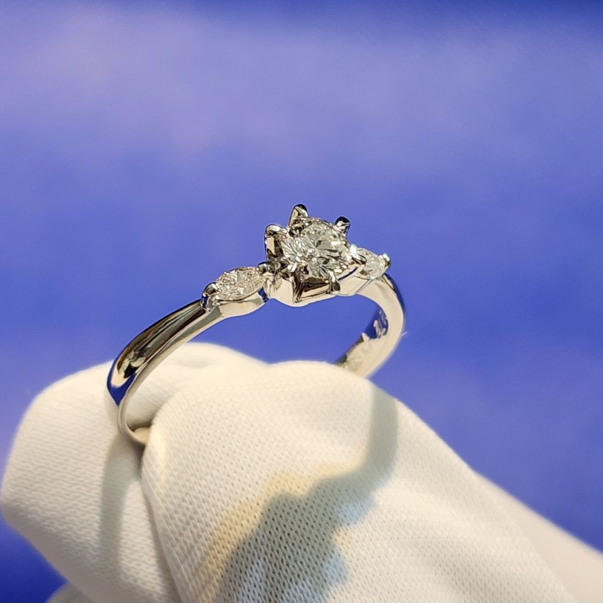 DIAMOND ダイヤモンド 0.27ct pt900 指輪 プラチナリング ジュエリー