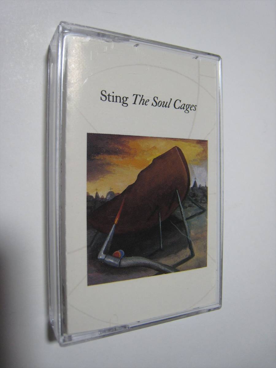【カセットテープ】 STING / THE SOUL CAGES US版 スティング ソウル・ケージ ALL THIS TIME 収録_画像1