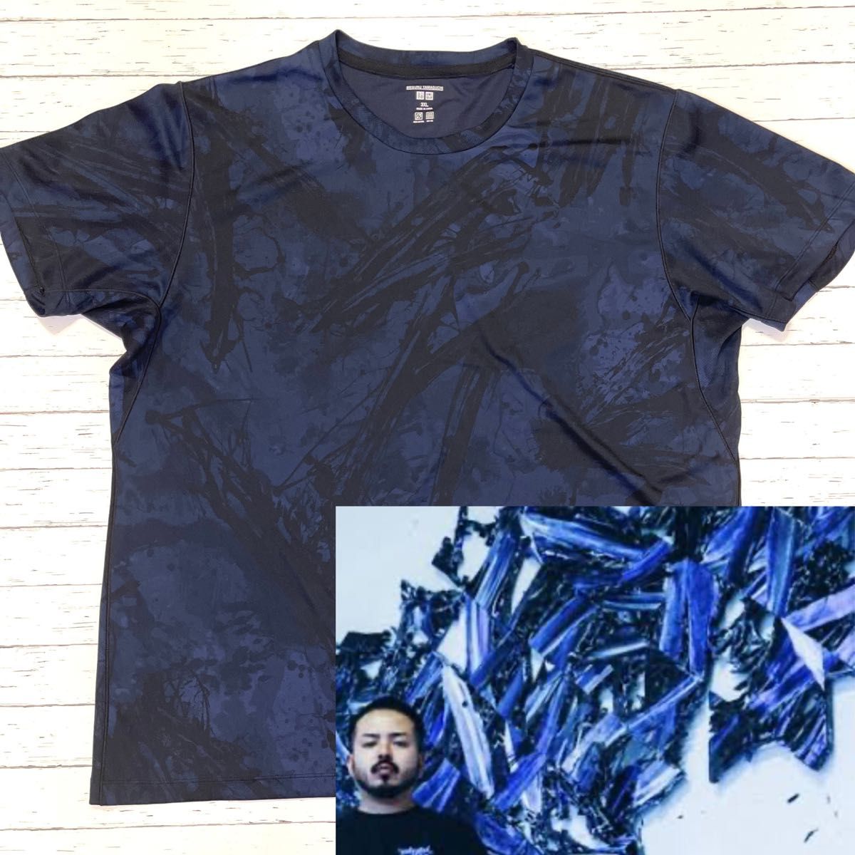 いラインアップ 美品 ユニクロ 山口歴 コラボ Tシャツ Meguru