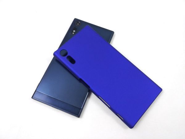 Xperia XZ SO-01J ハードケース カバー シンプル ネイビー_画像7