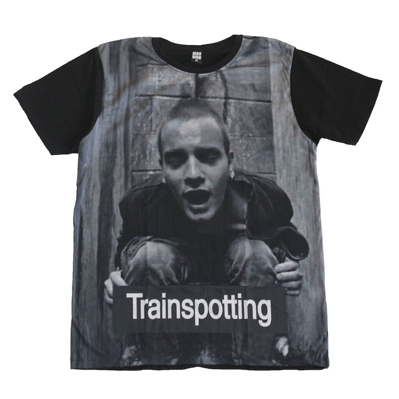 トレインスポッティング 映画 レントン 薬物中毒 ドラッグ ストリート系 デザインTシャツ おもしろTシャツ メンズ 半袖★tsr0647-blk-m_画像1