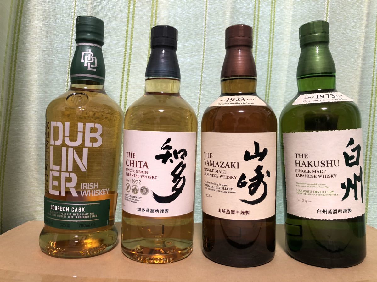 サントリー 山崎 白州 知多 ザ・ダブリナー シングルモルト700ml NV 4