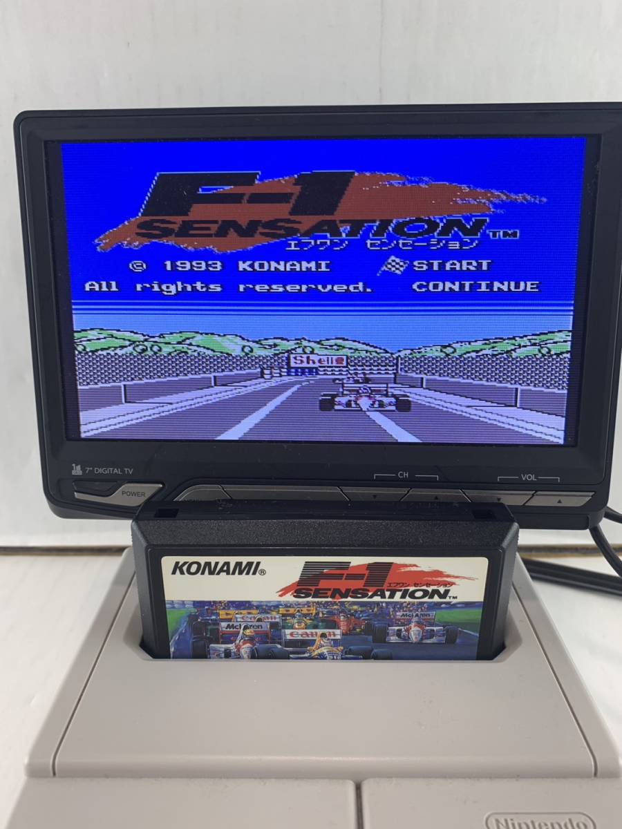 F1 センセーション 説明書無し 動作確認済み ファミコン コナミ | www