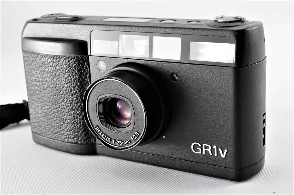 RICOH GR1V GR LENS 28mm F2.8 black フィルムカメラ AFコンパクト