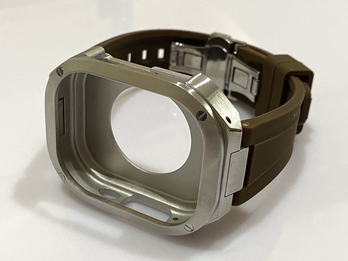 保証書付】 Apple Watchウルトラ 49mm ステンレス カバー ケース
